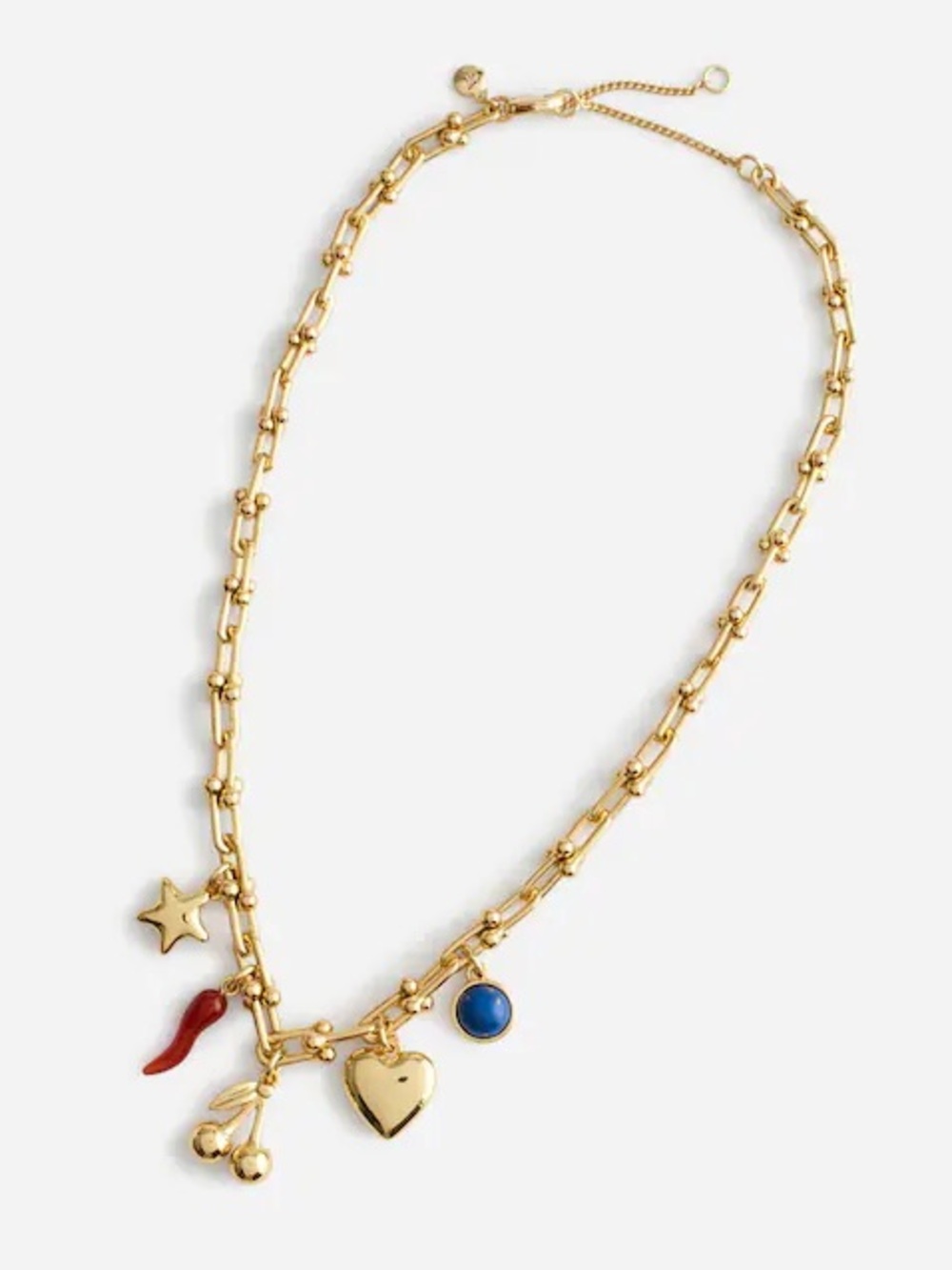 Madewell Gold Plated U-Link Charm Necklace